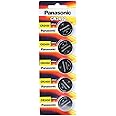 Panasonic CR2450 3V Lithium Cell Battery - Pack of 5 Pieces