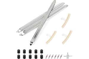 EXLECO Desmontables Neumáticos 3Pcs Kit de Cambio de Neumáticos de Moto con 3 Protectores de LLanta de Rueda, Palanca de Neumáticos Palanca Desmontadora para Neumáticos para Motocicleta Bicicleta