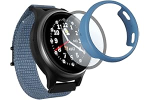 ANIO Protector Case 6 Kinderuhr, Displayschutz vor Kratzern, Stößen & Beschädigungen, Schutzhülle & Schutzfolie, Kinderleichte Montage, Volle Touchscreen-Funktionalität, Blau