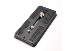 RGBS Perfect Quick Release Plate for Kingjoy VT-2500 VT-2510 Tripod Head, Compatible With Manfrotto 501PL Quick Release Plate for Manfrotto 500ah 502 701 577 Benro S4 S6 Tripod Head