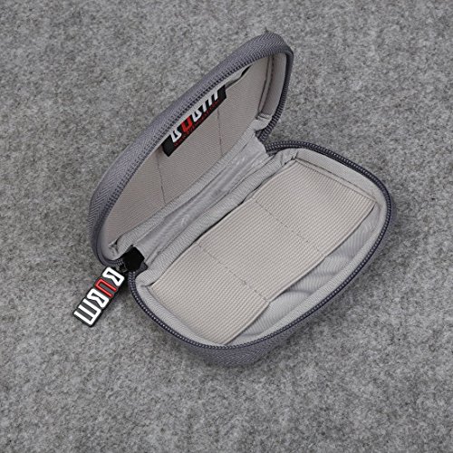 BUBM Soft Mini Tasche Aufwahrungstasche mit 6 Kapazität für USB Drive Shuttle (Grau) - 4