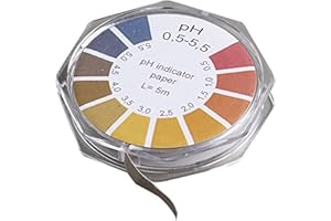 Camlab 1171262 papier Indicateur universel, PH 0,5–5, 7 mm x 5 m