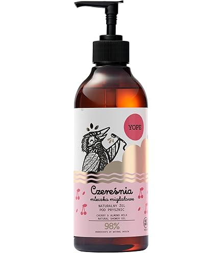 Gel Douche Yope Ã  La Mandarine Et Framboise â€“ 400ml, Formule Naturelle Ã  La GlycÃ©rine VÃ©gÃ©tale