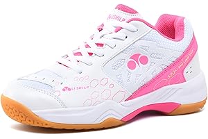 JiuQing Badminton Shoes Men Womens Indoor Court Sneakers Lightweight Squash Volleyball Shoes