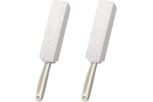 ddLUCK 2 Pack Bimsstein-Reinigungsstein mit Griff, WC-Schüssel-Reiniger Flecken und Hartwasser-Ringentferner, Rost-Grill-Reiniger für Küche/Bad/Pool/Haushaltsreinigung