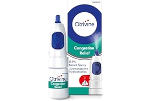 Otrivine Decongestant Nasal Spray, Nose Spray for Congestion & Blocked Nose Relief, 10ml