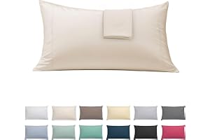 ECOMMERC3 | 2-pack örngott 50 x 90 extra mjuka och bekväma. - Beige örngott tillverkat i 100% i Spanien, andas, lätt att tvät