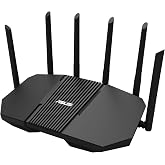 ASUS RT-BE90U - AiMesh BE9400 WiFi 7 Triple Band Router | 320MHz, 4K-QAM, MLO, Four 2.5G Ports, Professional-Level Network Se