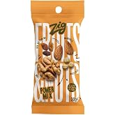 ZIG - Fruits &amp; Nuts - Power Mix 300g | Single Serve Almonds, Walnuts, Hazelnuts, Sultanas Raisins | (10 x 30g sachets)