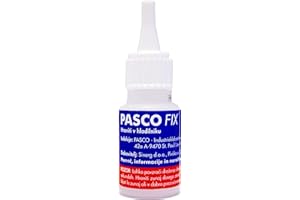 PESCAPLANET Pascofix 20 gr, Colla Cianoacrilica INDISPENSABILE IN CAMPER incolla legno, ferro, alluminio, vetro, porcellana, gomma, neoprene, PVC, cuoio, ABS e tutte le altre plastiche