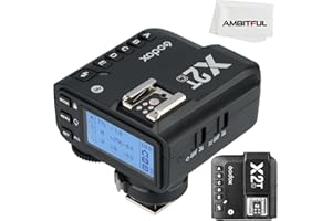Godox X2T-C TTL 2.4G Wireless Flash Trigger for Canon, Bluetooth Connection, 1/8000s HSS, TCM Function, 5 Separate Group Buttons, 3 Function Button for Quick Setting for Canon Camera