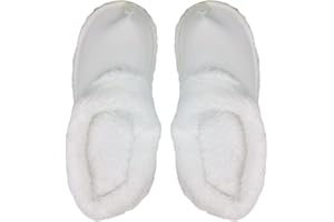 VOOVEN Fluffy Crocs, Liners Clogs Replacement, White Fluffy Crocs, Warm Plush Lining, Removable Croc Liners, Fleece Lined Crocs, Lnsoles for Croc-S Clogs Replacement Unisex (39-40)