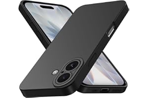 Tenphone Coque pour iPhone 17 (6,3"), Étui de Protection Antichoc en TPU Souple avec Protection Caméra - Noir