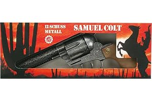 BAUER SPIELWAREN Schrödel - 2052543 - Pistol - Colt 12 Shots - Samuel epoca - 27 Cm