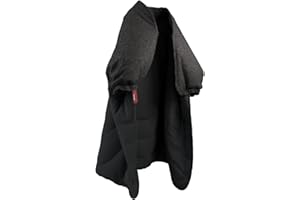 ‎STOOV STOOV Huge Hug³ - Heizdecke - Drahtlos - Infrarot-Wärmetechnik - Pro Batterie mit bis zu 5 Stunden drahtlose Wärme - 135x180 cm - Woolly Grey