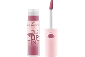 Essence Cosmetics Hydra Kiss Lip Tint encre à Lèvres, Longue Durée, Effet Colorant, Naturel, Brillant (4ml)
