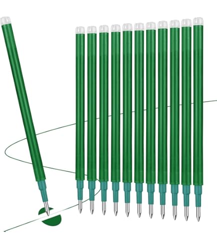 12 Ricariche Penna Gel Cancellabili 0.7mm - Nero, Per Penne A Sfera - Foto 4