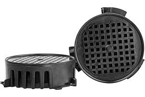 2 PCS Aktivkohlefilter für Liebherr Kühlschrank 9096342 9881116, Fresh Air Filter für Miele 10806820, Ø 45 mm Carbon Filter Rund