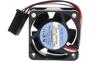 WOBEATER Replacement Cooling Fan for FANUC NMB-MAT 1608KL-05W-B39 24V 0.08A 3wire 40 * 40 * 20mm 1608KL-05W-B39