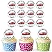 Produktbild AK Giftshop Auto-farrari 24 personalisierte essbare Cupcake-Dekoration/Geburtstags-Dekoration, leicht, Precut Kreise