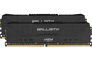 Crucial Ballistix BL2K8G32C16U4B 3200 MHz, DDR4, DRAM, Memoria Gamer para Ordenadores de sobremesa, 16GB (8GB x2), CL16, Negro