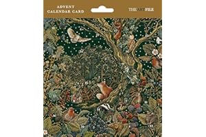 GEGIZUN Calendario de Adviento tradicional de jardín secreto – 24 puertas Woodland Wildlife