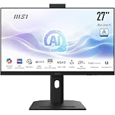MSI MODERN AM273QP AI 1UM-430XEU 27 WQHD 16:9 (2560X1440) ULTRA 5 125H 16GB DDR5 512GB SSD FDOS SIYAH AIO PC