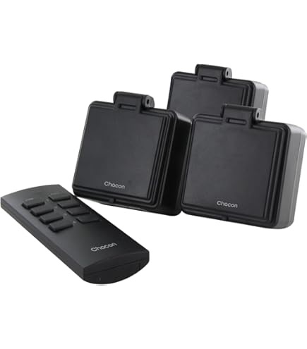 Kit 4 Prises Commandées à Distance – Nano ON/OFF DiO 1.0 – Télécommande 4 Canaux, Portée 50 M (blanc/noir)
