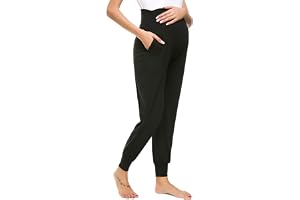 Gravidbyxor, säckig fritidsbyxor för gravida kvinnor, graviditetspyjamas, joggingbyxor, långa byxor, yogabyxor, kvinnor