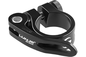 TRIWONDER Collier de Selle de Vélo 25,4mm 28,6mm 31,8mm 34,9mm Pince Clip de Tube Siège Fixation Serrage pour Tige de Selle VTT Vélo de Route