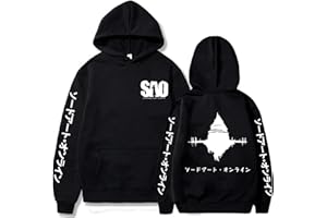 MEDM Anime Sword Art Online Logo Print Hoodie Sweatshirts Langarm Streetwear Pullover Kleidung