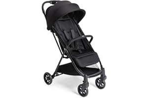 Chicco Urbino, Passeggino 0+ Mesi-22 Kg, Passeggino Leggero con Chiusura Smart e Compatta, Capotte Estensibile con Trattamenti UV50+ Antipioggia, Schienale Reclinabile e Regolabile, Poggiagambe, Nero