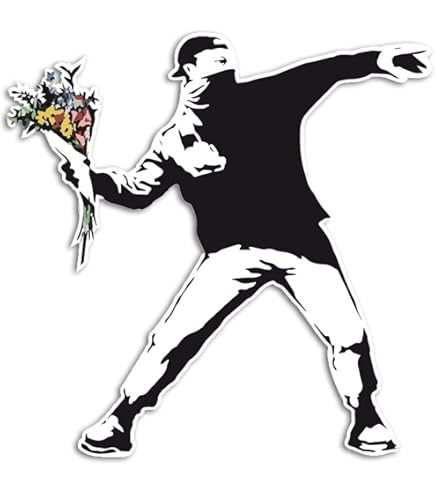 Déco Murale Trou Souris Autocollant Murial Banksy Trou Souris - Déco Plinthe Salon Chambre 20cm Sticker Vinyle 19x9cm