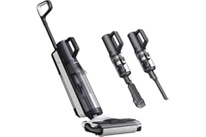 PUREPLUS Aspirateur Eau et Poussière Intelligent,Mop et Aspirateur sans Fil 2 en 1 Convient à Un Large éventail de Surfaces Léger et Portatif