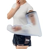 Cast Protector Arm Adult Cast Cover Arm: 100% Waterproof Shower Arm Protector Picc Hand Elbow Covers Tattoos and Wounds Cast