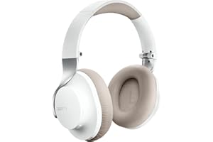 Shure AONIC 40 Over Ear Wireless Bluetooth Noise Cancelling Headphones with Microphone, Studio-Quality Sound, 25 Hour Battery Life, Fingertip Controls, iPhone & Android Compatible - White