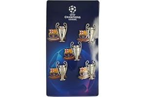 UEFA Champions League Winner Set Pin Insignia FC Barcelona 5 Piezas in 2D Metal