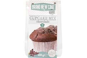 ‎BRAND NEW CAKE BrandNewCake® Glutenfreie Cupcake-Mix Schokolade 400g - Backmischung für Schokoladen-Cupcakes - Einfach & Lecker