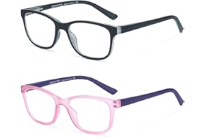 ZENOTTIC Occhiali Anti Luce Blu Bambini per Computer Lenti Antiriflesso Leggero Protezione degli Occhi Occhiali da Gioco per Ragazzo e Ragazze