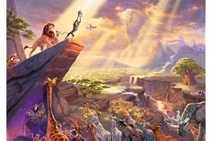 Schmidt Spiele 59673 Thomas Kinkade, Disney, König der Löwen, 1000 Teile Puzzle