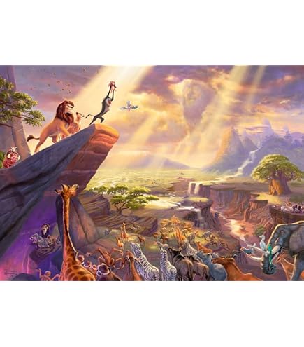 Trefl Qualité Premium Plus - Puzzle Iconic Moments : Le Roi Lion - 1000