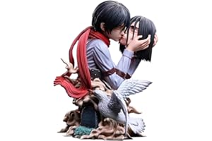 Xinchangda Eren Jaeger - Figura de acción de anime de 22 cm, escultura hecha a mano de Eren Jaeger, colección de modelos, decoración de escritorio, regalo para fans