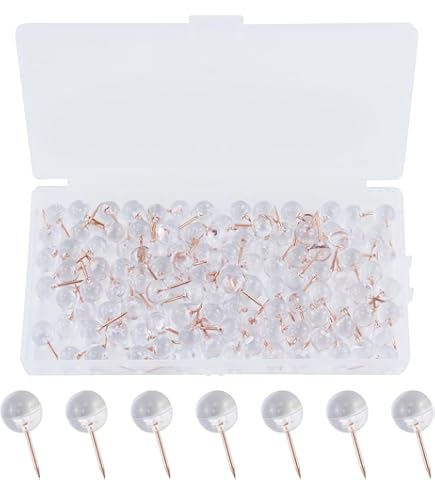 200 Pz Puntine Per Lavagna Sughero, 20 Mm Puntine Da Disegno Con