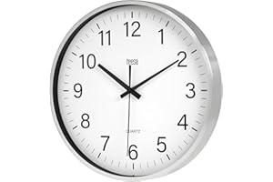 Teesa Orologio da parete analogico universale 30 cm TSA0036 Argento
