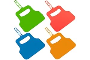 4PC Manual Grill Barbecue Hand Fan,Reusable Barbecue Portable BBQ Blower Handheld Fan,Heat Resistant Plastic Barbecue Fan BBQ,Outdoor BBQ Flame Coal Fan,For Camping,Picnic,Red,Orange,Green,Blue,Kiuiom