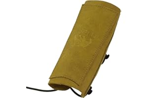 ‎ELTORO elTORO Wild Queen Armschutz – traditioneller Unterarmschutz aus Wildleder – verstellbare Gummischnürung – doppelt verstärkt – bequem, robust & ideal für Bogenschützen
