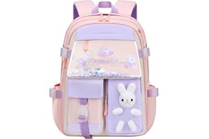 Myyunhx Rucksack für Mädchen Treibsand Kühlschranktür Mädchen Rucksack Kawaii Rucksack Kinder Süße Schultasche Für Schulkinder Rucksack Für Jugendliche Mädchen Schulranzen