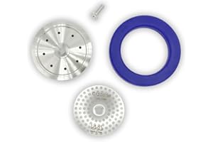 VERYBARISTA Precyzyjny zestaw ze stali nierdzewnej kompatybilny z podwójnym kotłem Breville/Sage. Precyzyjny ekran IMS, uchwyt prysznicowy ze stali nierdzewnej, uszczelka silikonowa. Pasuje do serii 900, Oracle,