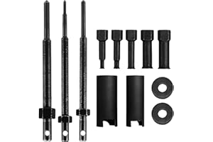 BORDEAG 12 Pezzi Kit Estrattore per Cuscinetti Interni per Moto, Estrattore Cuscinetti Interni, Estrattore Cuscinetti Bici Kit di Strumenti di Rimozione Cuscinetti per Moto 9-30 Mm(Nero)