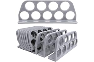 NEOWAH 10 Pack Cable Chase-Wire Bracket, Cable Support Wire Bracket Holder for NMB Electrical Cord Organized Management, 9-Hole 1-Inch Diameter